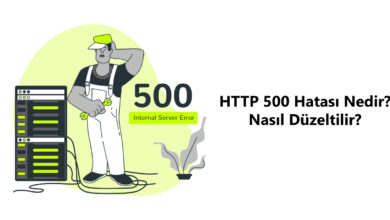 HTTP 500 hatası